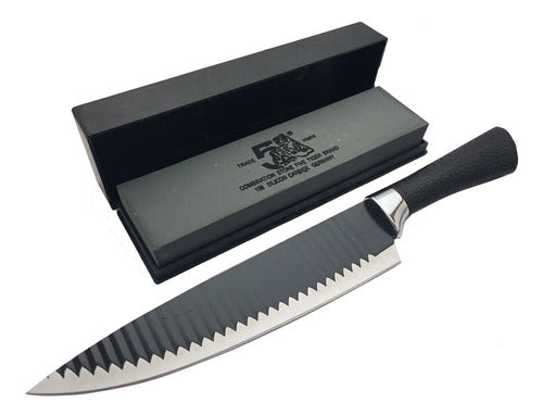 Priochef Professional Kitchen/Chef/Grill Knife + Sharpening Stone 064897 0