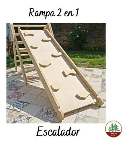 Escalador Tobogán Pikler Montessori 3