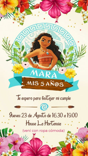 Digital Invitation Moana 0