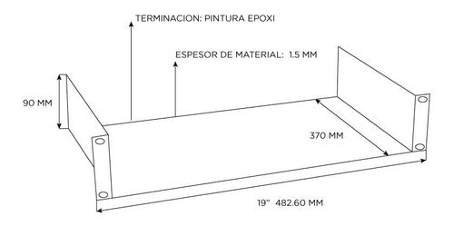 Bandeja Para Rack Anvil 2u Xpro Jk4 Ch20b 1