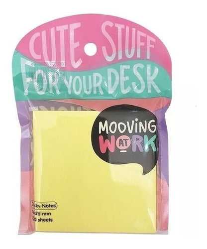 Mooving At Work Sticky Notes 76x76 mm x100 Sheets 0