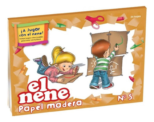 El Nene Block De Dibujo Kraft N°5 X 20 Hojas 0