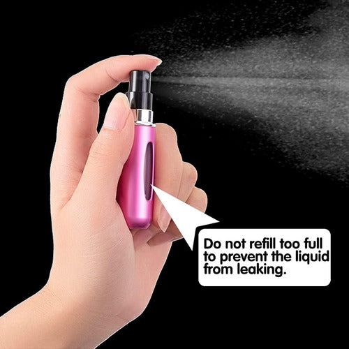 Portable Travel Refillable 5ml Atomizer Spray Perfume Bottle 15