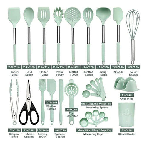 NCUE Kitchen Utensil Set, 28 Pieces 2