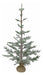 Northlight Artificial Snowy Pine Christmas Tree with Burlap Base 0