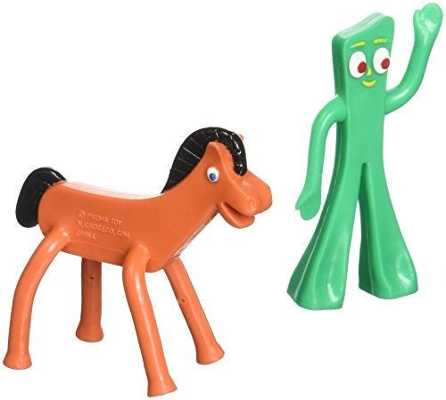 NJ Croce Gumby and Pokey Mini Bendable Pair 0