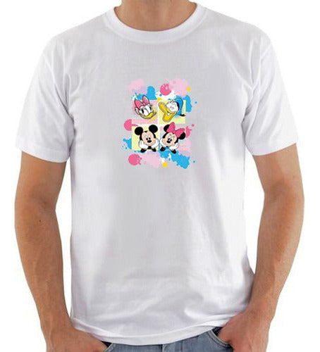 Sublismall Unisex Mickey Mouse Spun T-Shirt #011 0