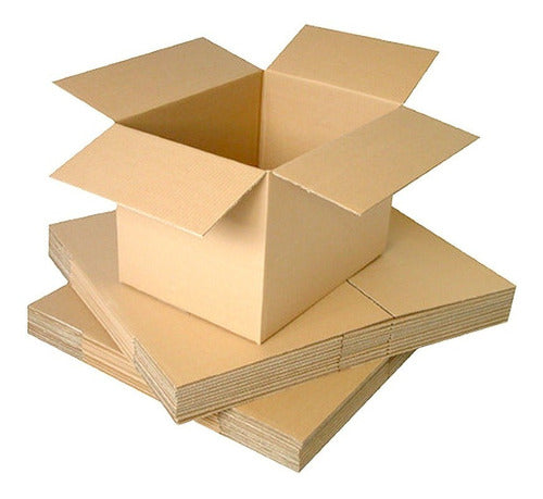 Corrugated Cardboard Boxes 50x40x30 Pack of 20 Units 0