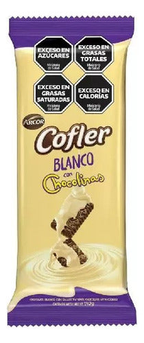 Cofler Chocolate Blanco & Cookies 55 Gr Box X 10 Units 2