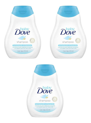 Baby Dove Shampoo Humectacion Enriquecida Pack X3 0