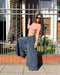 Casí Bruja Palazzo Oversize Wide Leg Rigid Pants 15