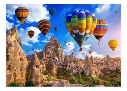1000-Piece Hot Air Balloons Landscapes Puzzle by Faydi 0