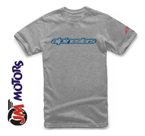 Alpinestars Official Wordmark Tee Gray or White 2