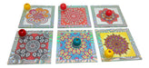 MilyMaga Artesanías 15 Mandala Glass Incense Holders 5x5 cm Souvenir 2