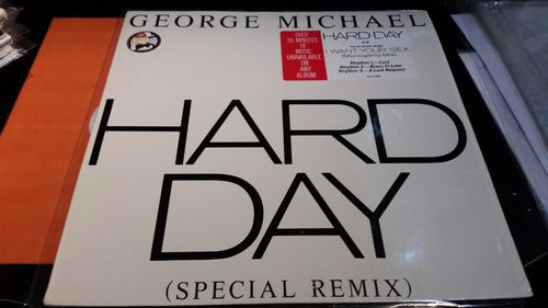 George Michael Hard Day (special Remix) Vinilo Maxi Promo 87 0