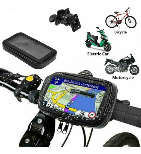 Soporte Para Celular Moto Bicicleta Impermeable Funda 2