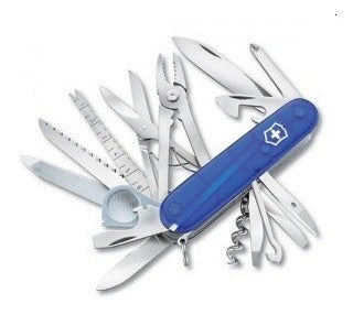 Victorinox Swisschamp Blue Translucent 33-Tool Knife 1.6795.T2 0