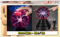 V.Urquiza Magic Crystal Ball Lamp - Plasma Light with USB/Battery 0