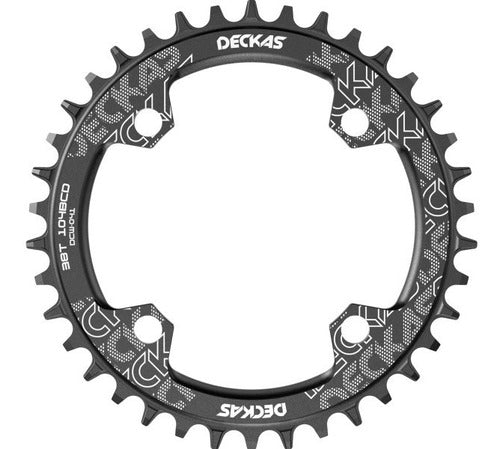 Deckas Monoplato Mtb Narrow Wide 104 Bcd Oval Y Circular 4