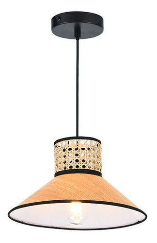 Unilux Hanging Decorative Lamp Bamboo Jacinta 0