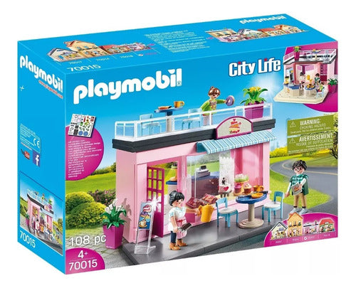 Playmobil City Life Cafeteria 70015 C/stickers Para Decorar 0