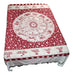 Indian Two-Plaza Bedspread Blanket, Elephants, Mandala 7