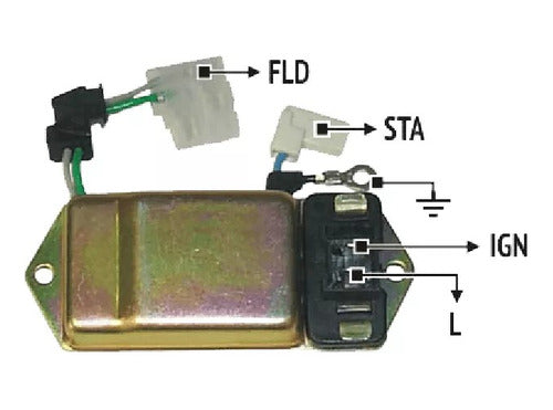 Indiel Regulador De Voltaje Alternador Rni 1630 0