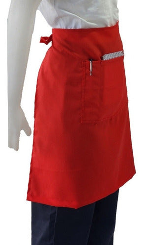 Linco® 6-Faldón Kitchen Apron with Pocket - Stain-Resistant Fabric 1