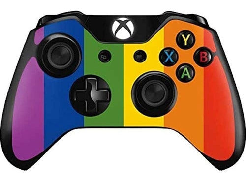 Orgullo Xbox One Controlador Piel Vertical Arco Iris Bandera 0