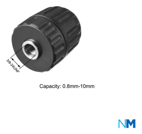 Lüsqtoff 10mm Drill Chuck for Battery and Electric Drill 1