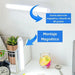 Foldable LED Desk Lamp 3 Tones with USB Touch Long 30cm 7