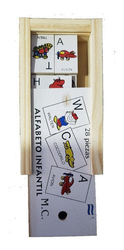 FULLIMPORT 3 Wooden Alphabet Sets Abc - 28 Pieces 1