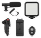 Atera Video Streaming Kit with LED Light, Microphone, Remote Control 5