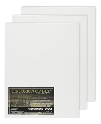 Centurion Canvas Panels for Painting - 28x35 cm, Pack of 3 0