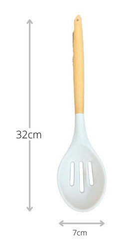 Tienda Point Premium Silicone and Wood Spoon 1