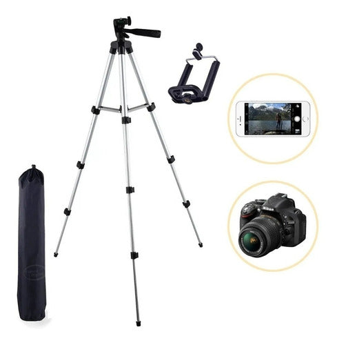 Compatible Tripod Extensible Camera Mobile GoPro 1.5m Video 0