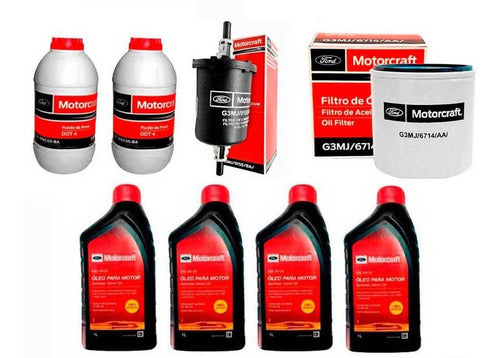 Kit Revisao 30000 Km 4 L 5w20 Motorcraft Ecosport 1.5 Dragon 0