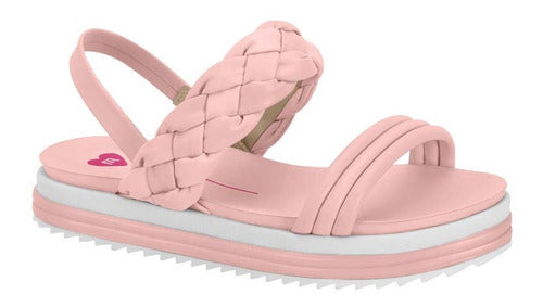 Molekinha Braided Strap Platform Sandals for Girls 2305.1343 4