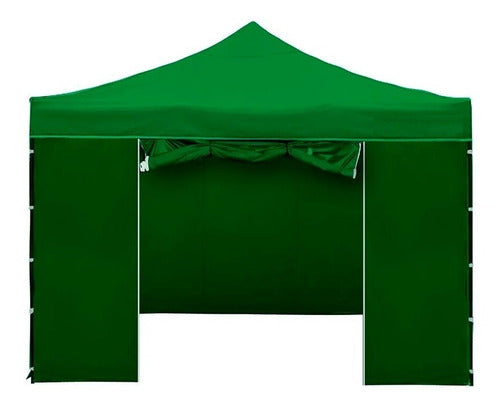 Wall with Lightning Door for 3x3 Gazebo with 2 Closures 2