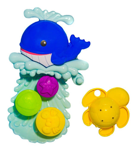 Juegos De Agua Ballena Juguete Bañera Baño Bebe 0