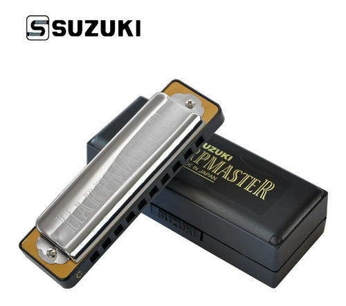 Suzuki Japan Harpmaster MR-200 Harmonica in F 1