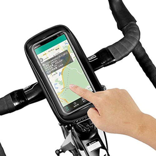 Mozowo Waterproof Bicycle Handlebar Bag with Touch Screen 6