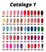 Combo 6 Units Semi-Permanent Gel Nail Colors UV LED 1