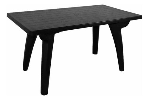 Mascardi Rectangular Plastic Table 140x75cm 0