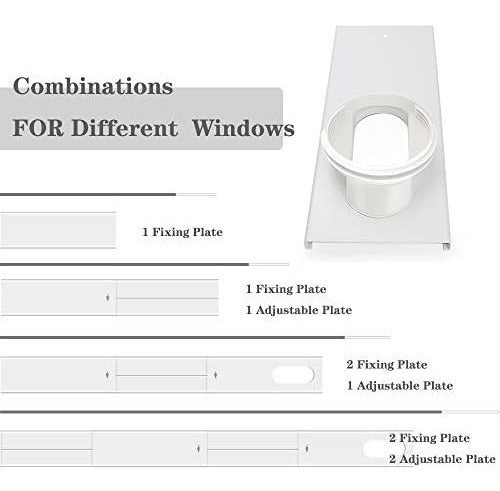 Kit Adaptador De Ventana Para Aire Acondicionado Portatil 4