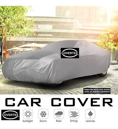 Funda Cubre Coche Auto Capa Felpa Gruesa Impermeable Talle L 3