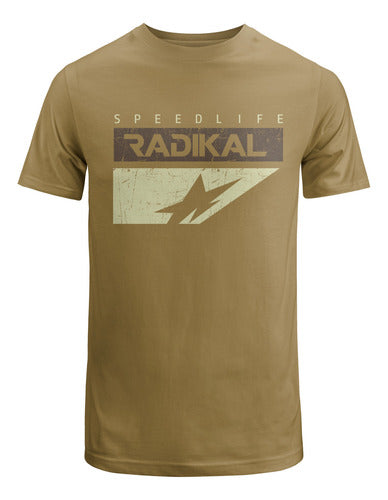 Radikal Racing Starbox Caqui - Casual Short Sleeve T-Shirt 0