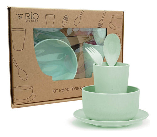 By El Rey Eco-Friendly School Snack Set - Bowl Cup 4