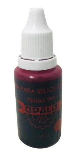 Tinta Para Sellos De Goma Opalo 999 Rojo (25cc) 0