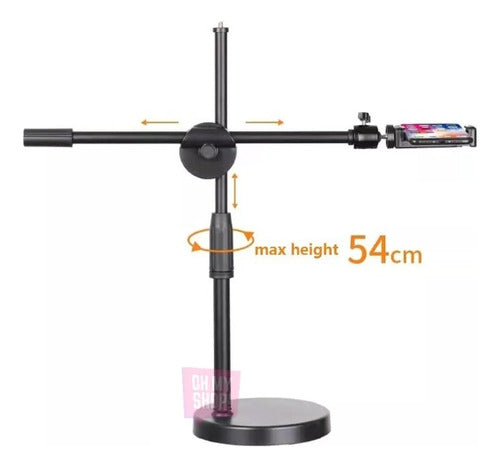 Tabletop Tripod for Cell Phone Tutorials Videos Photos Reels 1